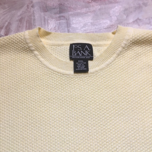 Jos A Bank Cotton XXL Crew Neck Sweater - Picture 4 of 6